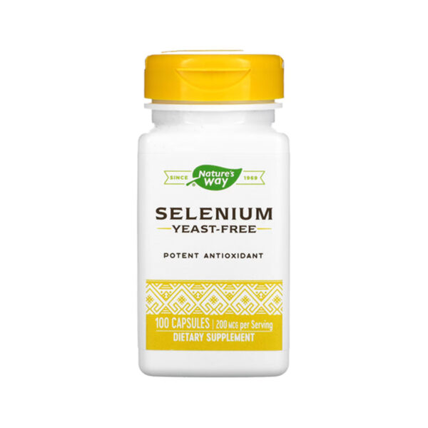 Селен Nature's Way Selenium 200 мкг, 100 капсул