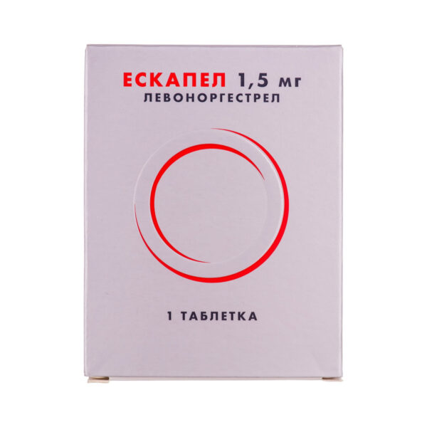 Ескапел таблетки, дисперг. в рот. порож. по 1.5 мг №1