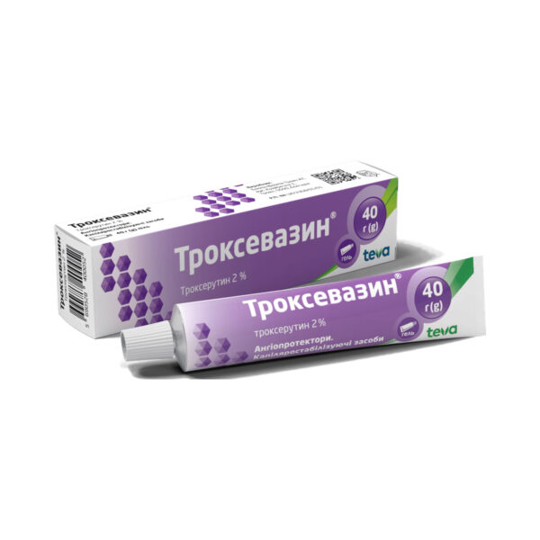 Троксевазин гель 2 % по 40 г у тубах