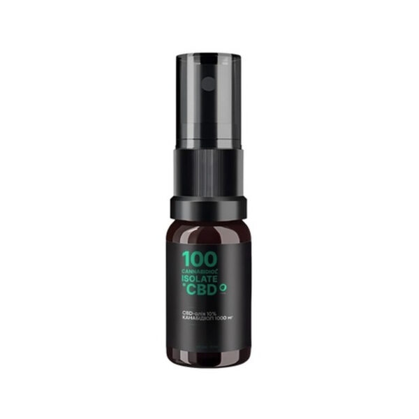 CBD isolate-олія 10%, 1000 мг, 60 доз, 10 мл, м'ята
