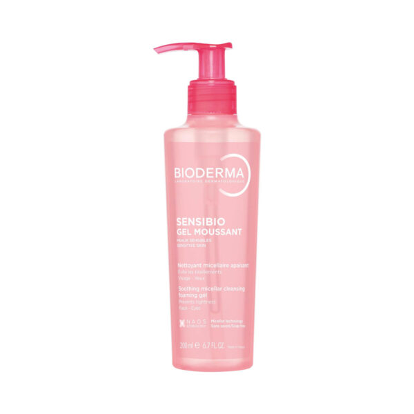 Гель Bioderma Sensibio очищуючий для обличчя, 200 мл