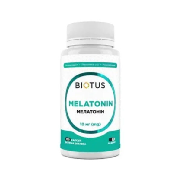 Мелатонін Biotus Melatonin 10 мг капсули №100