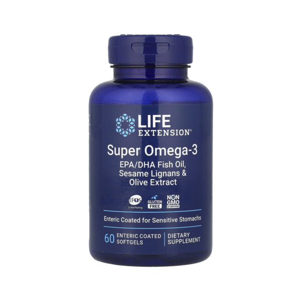 Супер Омега-3 Life Extension Omega Foundations Super Omega-3, 60 желатинових капсул