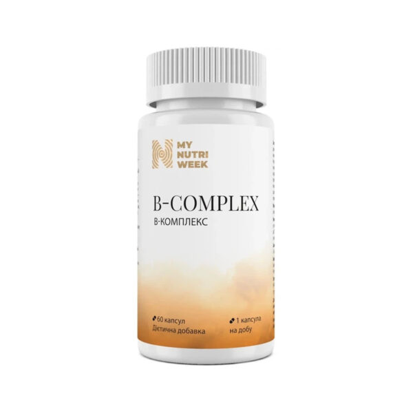 Вітамін B-комплекс MyNutriWeek B-Complex, 60 капсул