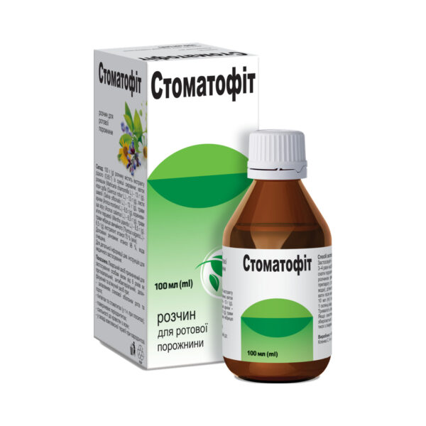 Стоматофіт розчин д/рот. порож. по 100 мл у флак.