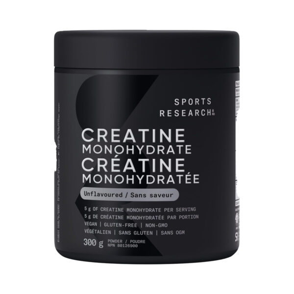 Креатин Sports Research Creatine Monohydrate без смаку, 300 г