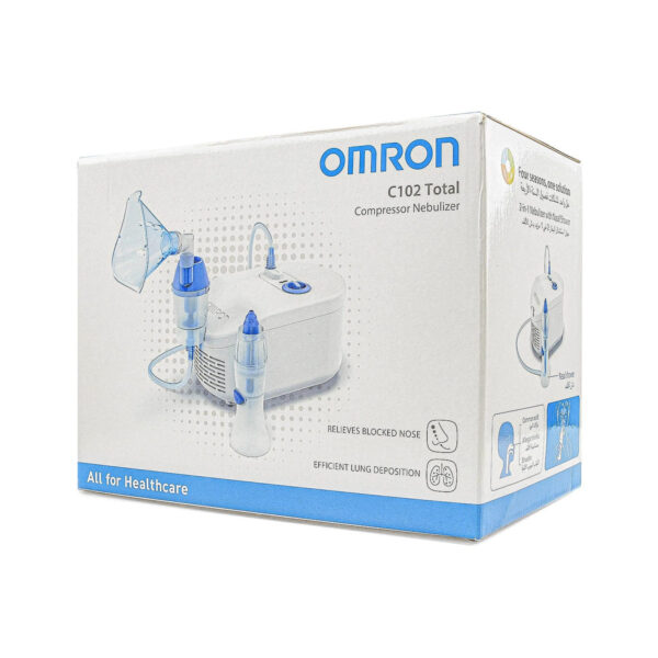 Інгалятор Omron C102 Total (NE-C102-E) 2-в-1 компресорний і назальний душ