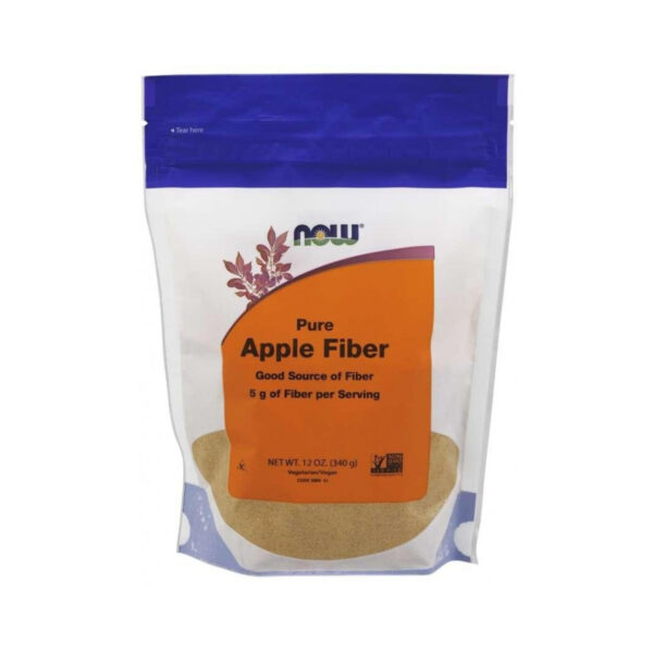 Яблучна клітковина NOW Apple Fiber, 340 г