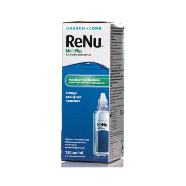 Розчин ReNu MultiPlus д/конт. лінз по 120 мл у флак. пласт.