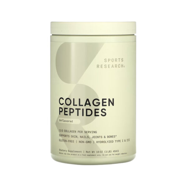 Колаген пептиди Sports Research Collagen Peptides без смаку, 454 г