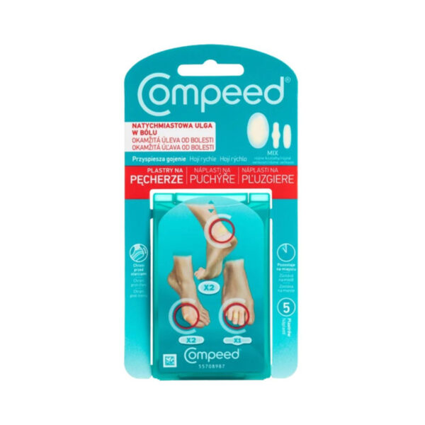 Набор пластирів Compeed Мікс від мозолів, 5 штук