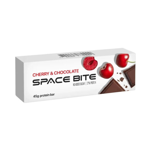 Батончик протеїновий Space Bite Вишня-Шоколад без цукру, 45 г