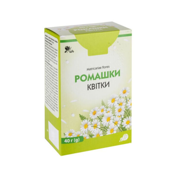 Ромашки квітки по 40 г у пач. (БАД)