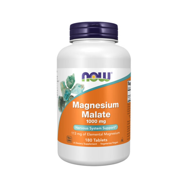 Магнію малат NOW Magnesium Malate 1000 мг таблетки №180