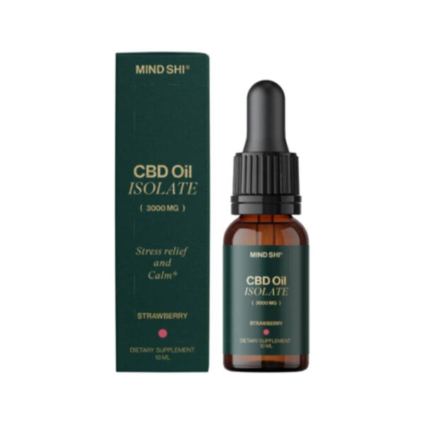 Олія CBD (Канабідіол) Mind Shi Ізолят 3000 мг Полуниця, 10 мл