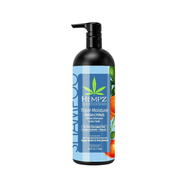 HEMPZ 2564-04 Шампунь для волосся "Потрійне зволоження" для сухого волосся 1000ML