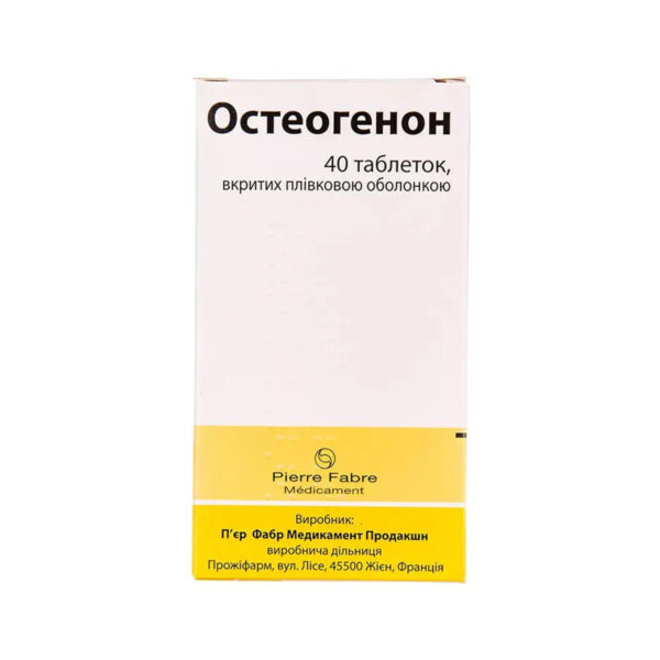 Остеогенон таблетки, в/плів. обол. №40 (10х4)