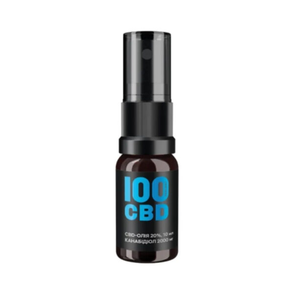 CBD isolate-олія 20%, 2000 мг, 60 доз, 10 мл, мандарин