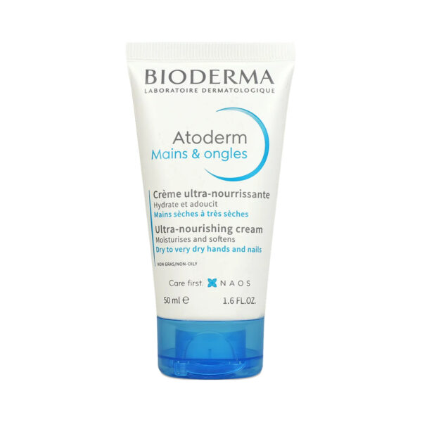 Крем для рук і нігтів Bioderma Atoderm для сухої шкіри, 50 мл