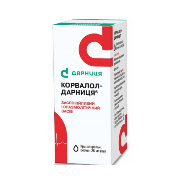Корвалол краплі ор. по 25 мл у флак. з проб.-крап.