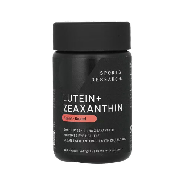 Лютеїн + Зеаксантин Sports Research Lutein + Zeaxanthin 20 мг вег. капсули №120