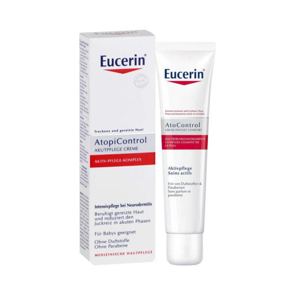Крем Eucerin AtopiControl інтенсивний заспокійливий для атопічної шкіри в період загострення (63174), 40 мл