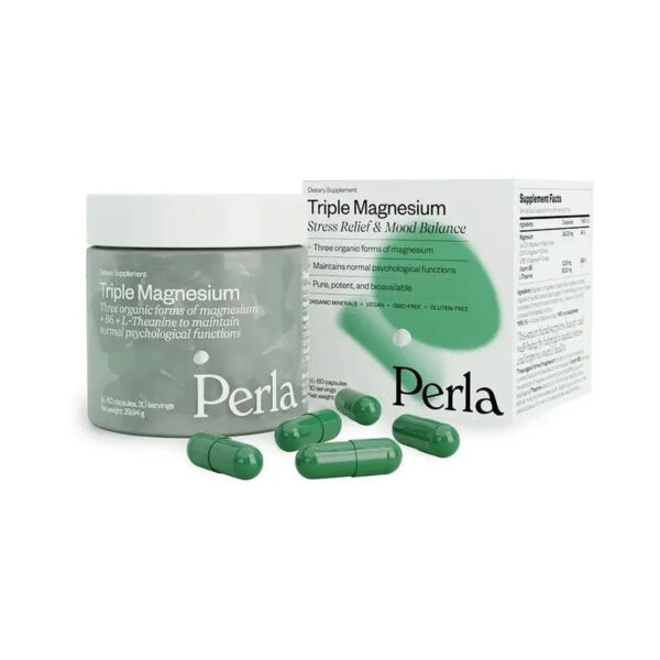 Антистрес Perla Helsa Triple Magnesium капсули по 998 мг №60