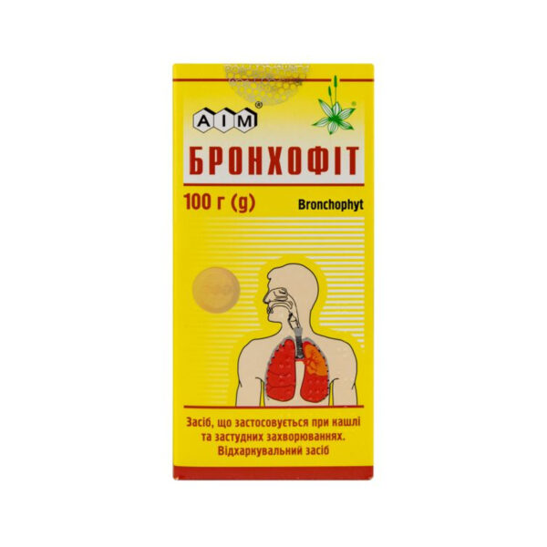 Бронхофіт збір по 100 г у пак., вклад. у пач.