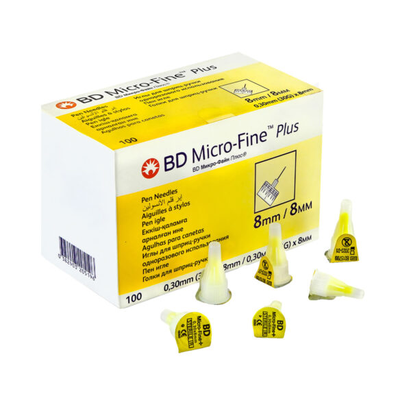 Голки для шприц-ручки BD Micro-Fine Plus 30G (0.30 x 8.0 мм), 1 штука