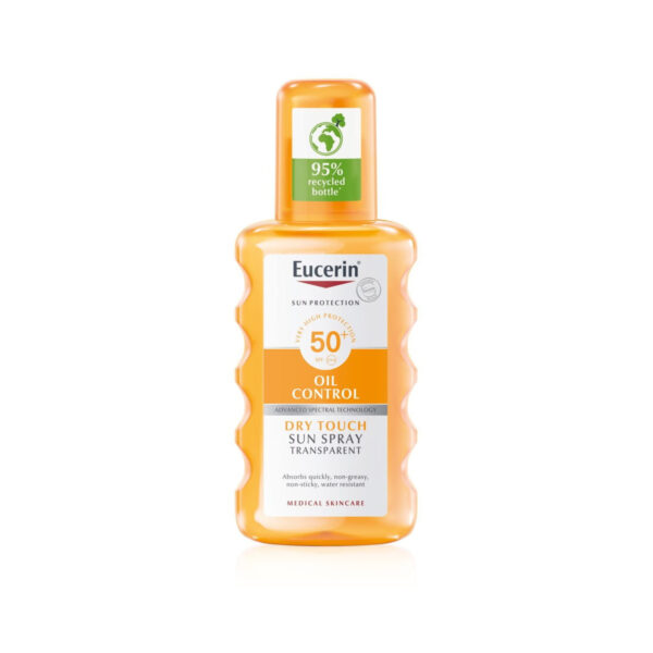 Спрей сонцезахисний Eucerin Sun SPF50+ Oil Control з матуючим ефектом (63907), 200 мл