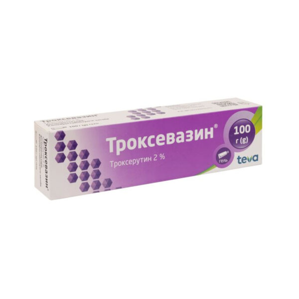 Троксевазин гель 2 % по 100 г у тубах