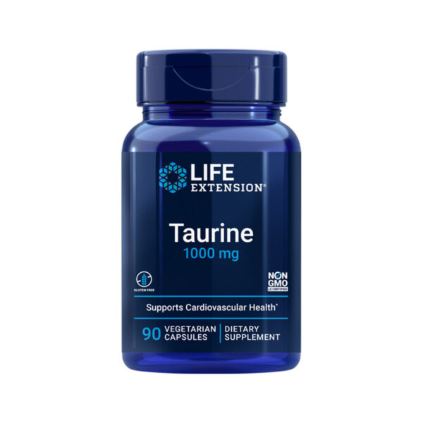 Таурин Life Extension Taurine 1000 mg, 90 капсул