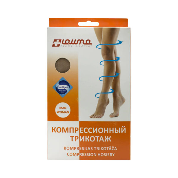 Гольфи компресійні Lauma Medical AD 205 з миском щільні, 1 клас компресії, колір натуральний, розмір 3D