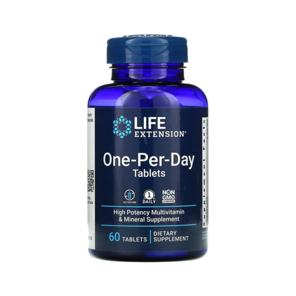 Мультивітаміни Одна на день Life Extension One-Per-Day, 60 таблеток