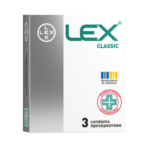 Презервативи Lex Classic класичні, 3 штуки