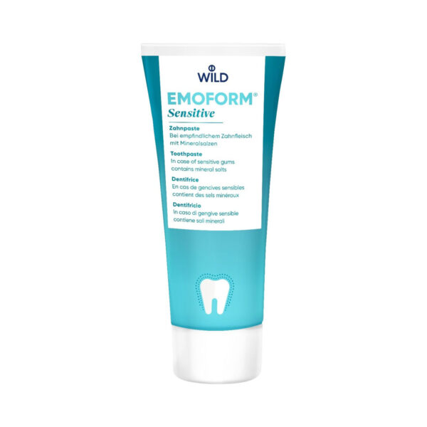 Зубна паста Dr. Wild Emoform Sensitive Для чутливих зубів з мінеральними солями та фторидом, 75 мл