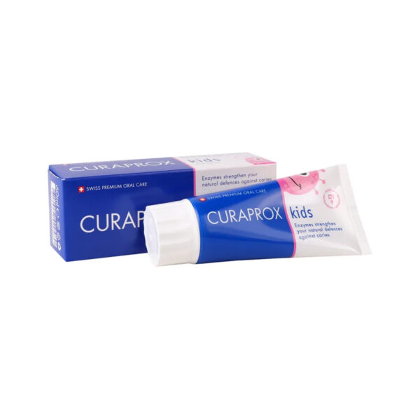 Зубна паста Curaprox Kids дитяча з фтором, з 6 років, кавун, 60 мл