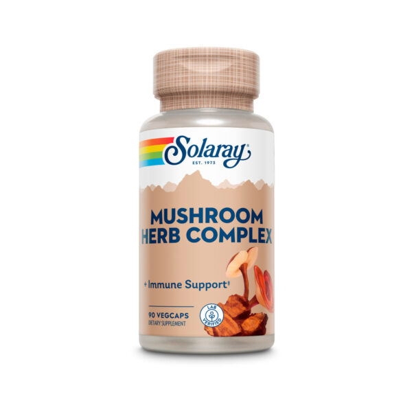 Комплекс грибів та трав Solaray Mushroom Complete, 90 капсул