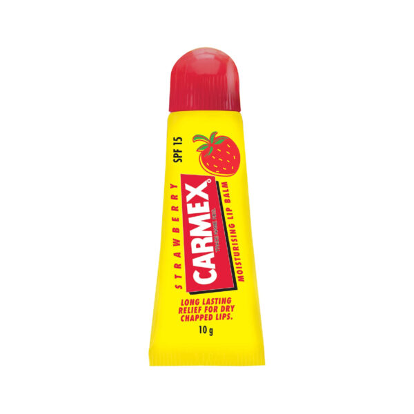 Бальзам для губ Carmex SPF15 зі смаком Полуниці, 10 г тюбик