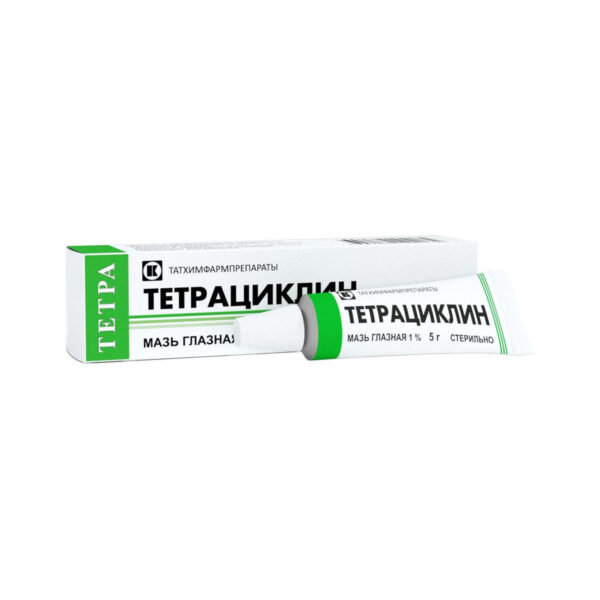 Тетрациклін мазь оч. 1 % по 3 г у тубах