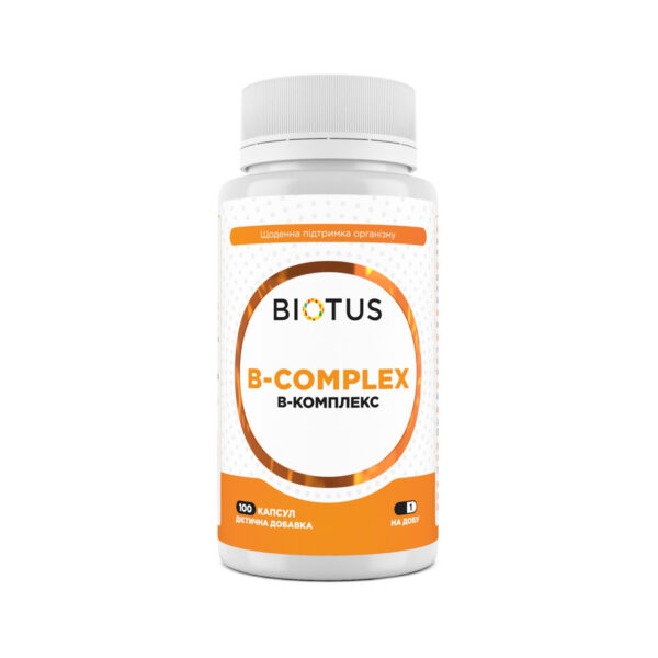 B-комплекс Biotus B-complex капсули №100