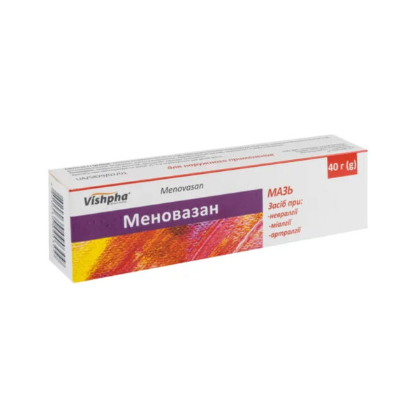 Меновазан мазь по 40 г у тубах