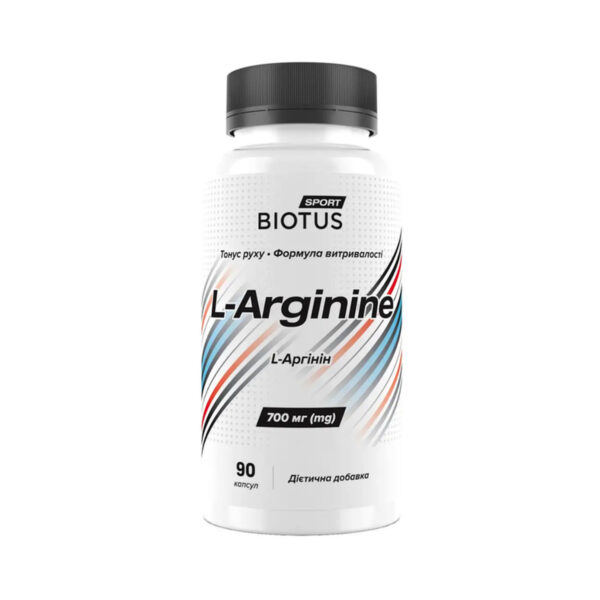 L-аргінін Biotus L-Arginine, 90 капсул