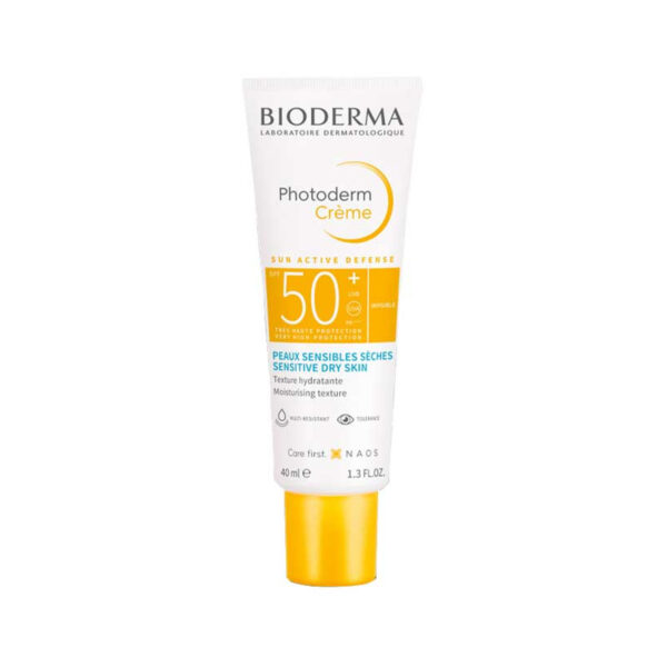 Крем сонцезахисний Bioderma Photoderm SPF50+ для чутливої та сухої шкіри, 40 мл