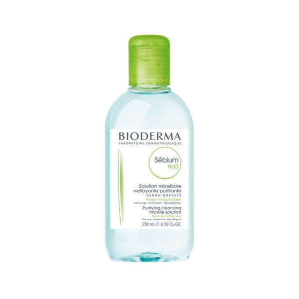 Лосьйон для обличчя Bioderma Sebium Н2О очищуючий для жирної та комбінованої шкіри, 250 мл