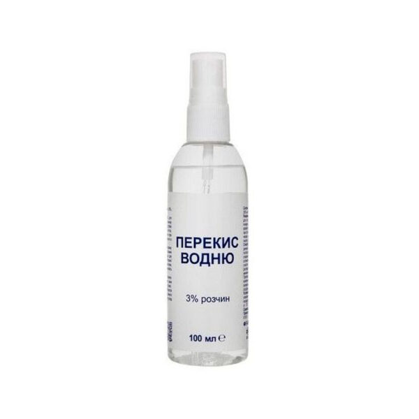 Перекис водню Фармаком 3% спрей по 100 мл у флак.