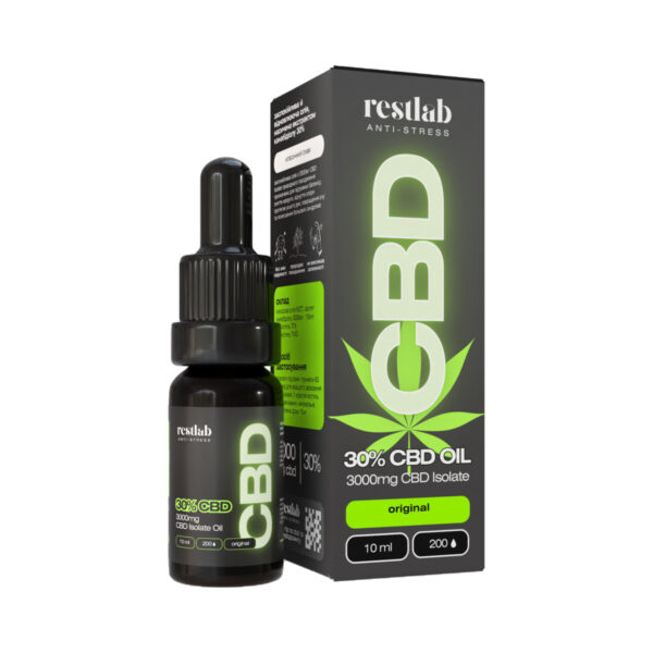 Олія CBD 30% Restlab краплі, 10 мл