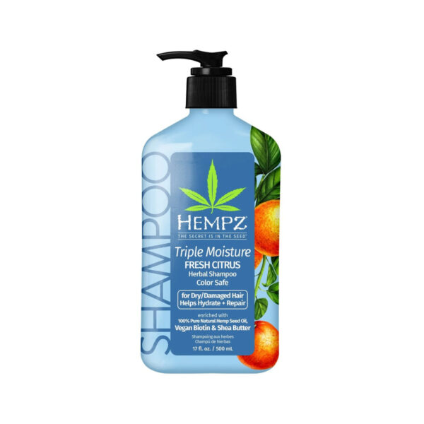 HEMPZ 2564-03 Шампунь для волосся "Потрійне зволоження" для сухого волосся 500ML