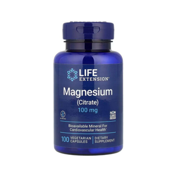 Магнію цитрат Life Extension Magnesium (Citrate) 100 мг, 100 капсул