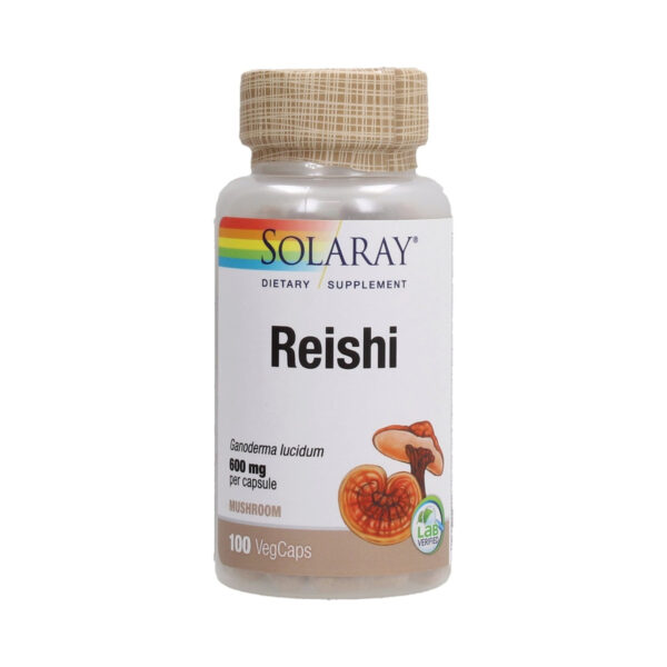 Гриб Рейші Solaray Reishi Mushroom, 100 веганських капсул